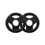 75KG Tri-Grip Rubber Coated Weight Plates + Olympic Barbell