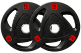 Tri-Grip Olympic Weight Plates (2.5KG - 25KG)