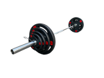 Olympic Barbell & 75KG Weight Plates Set